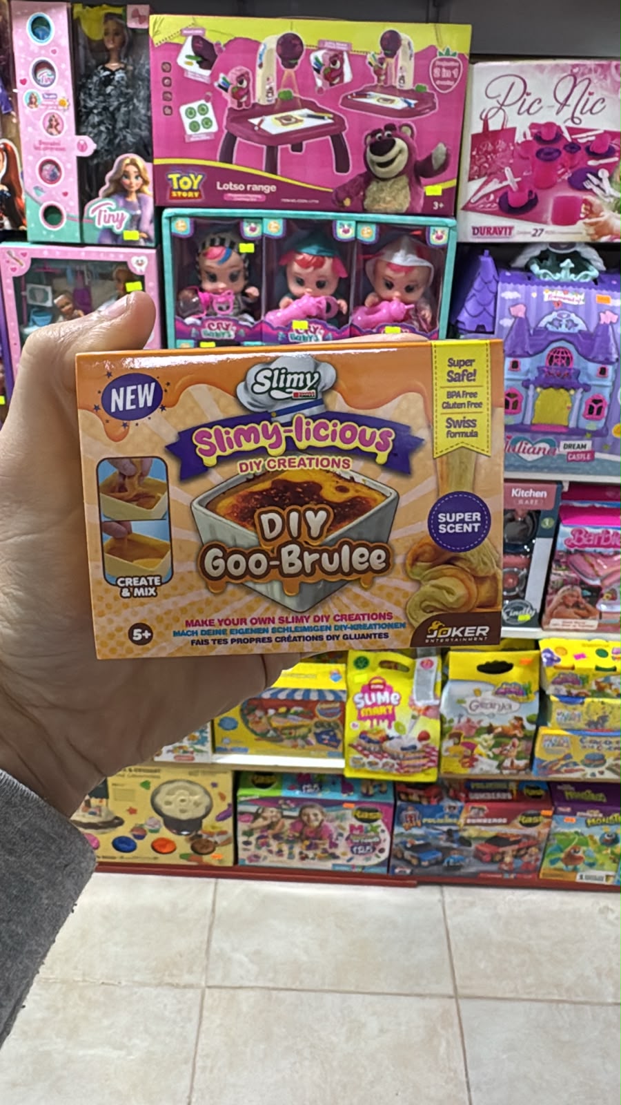 Slime goo-brulee