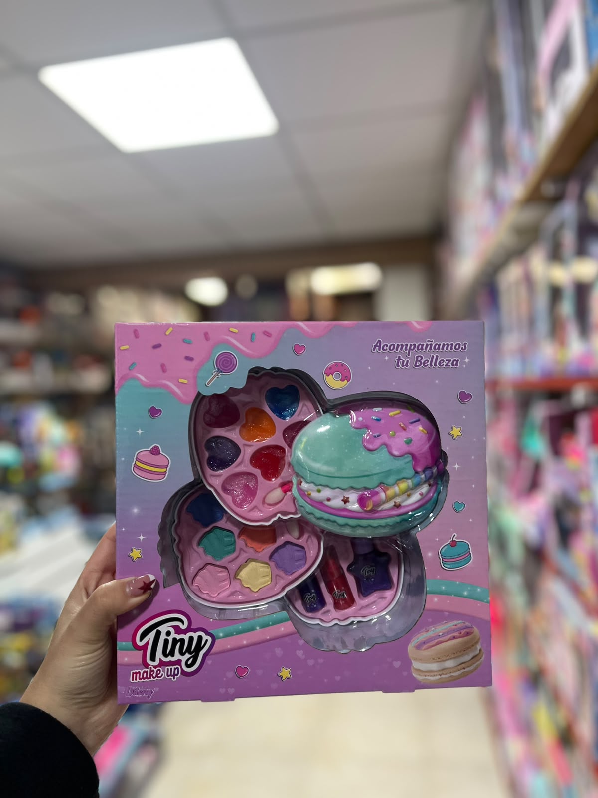 Maquillaje doble Macaron
