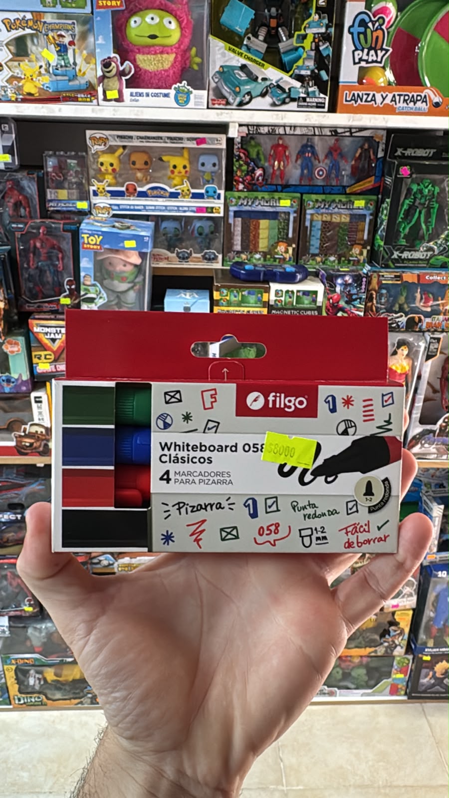 Marcadores para Pizarra 058 X4
