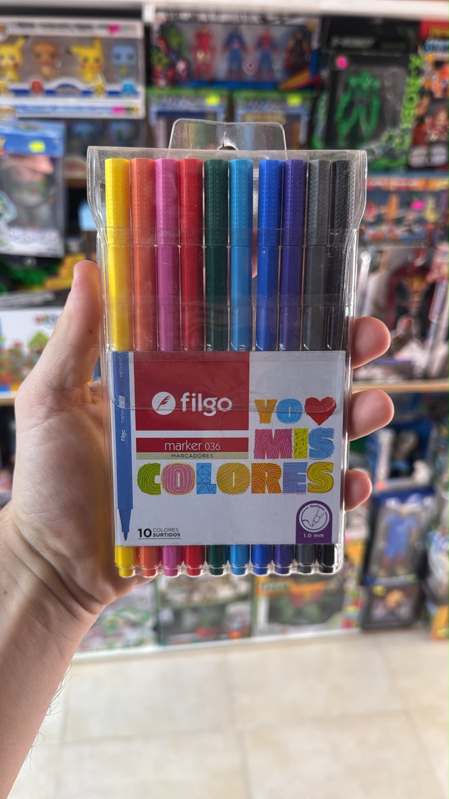 Marcadores Surtidos 036 Filgo X10