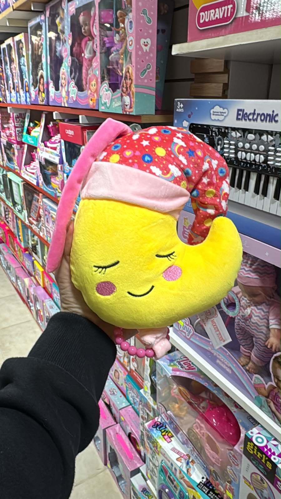 Peluche luna - cunero musical rosita
