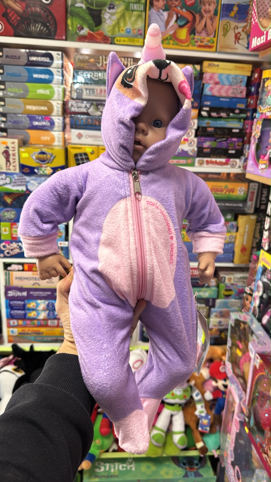 Bebote con Pijama Unicornio