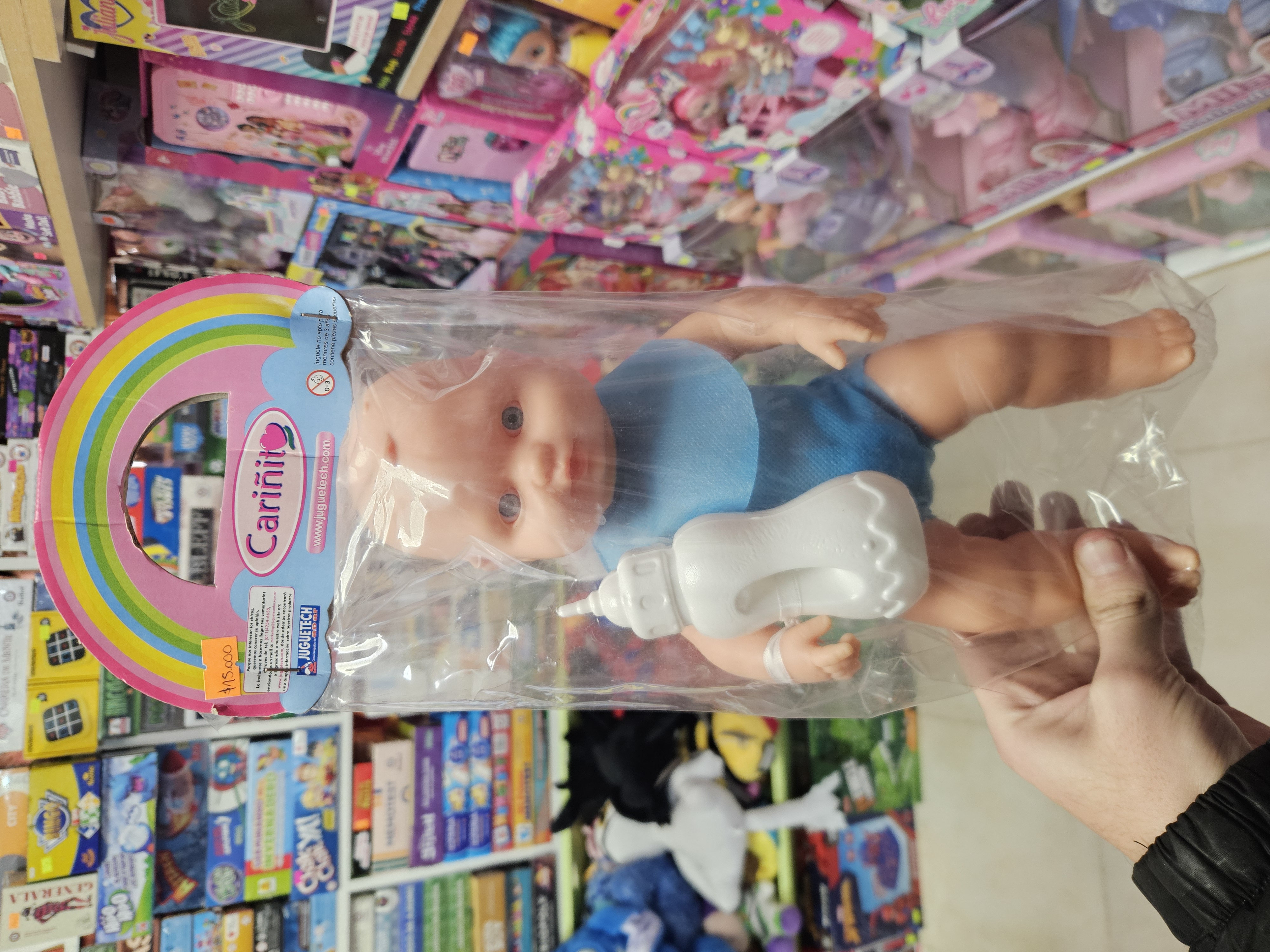 Bebe con Mamadera Cariñito