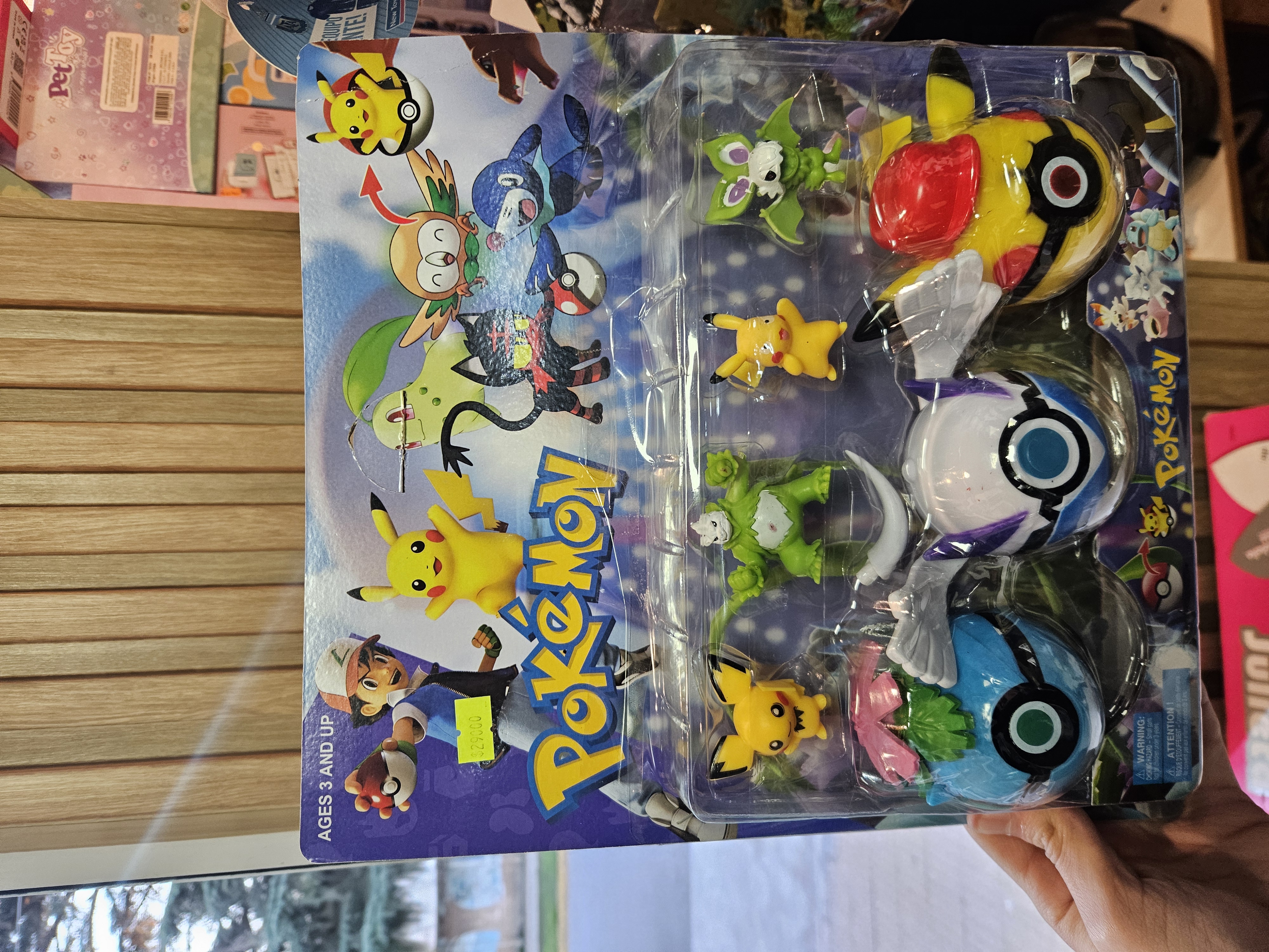 X3 Pokeball + Pokemon Personajes