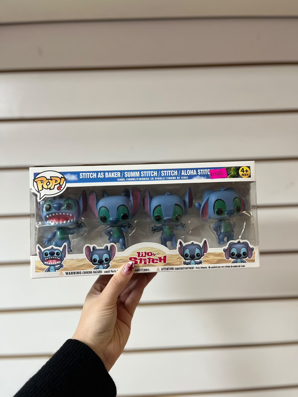X4 Mini figuras Stitch.