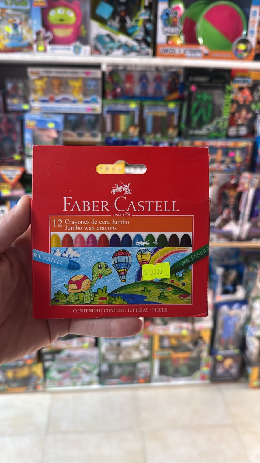 X12 Crayones Jumbo Faber Castell