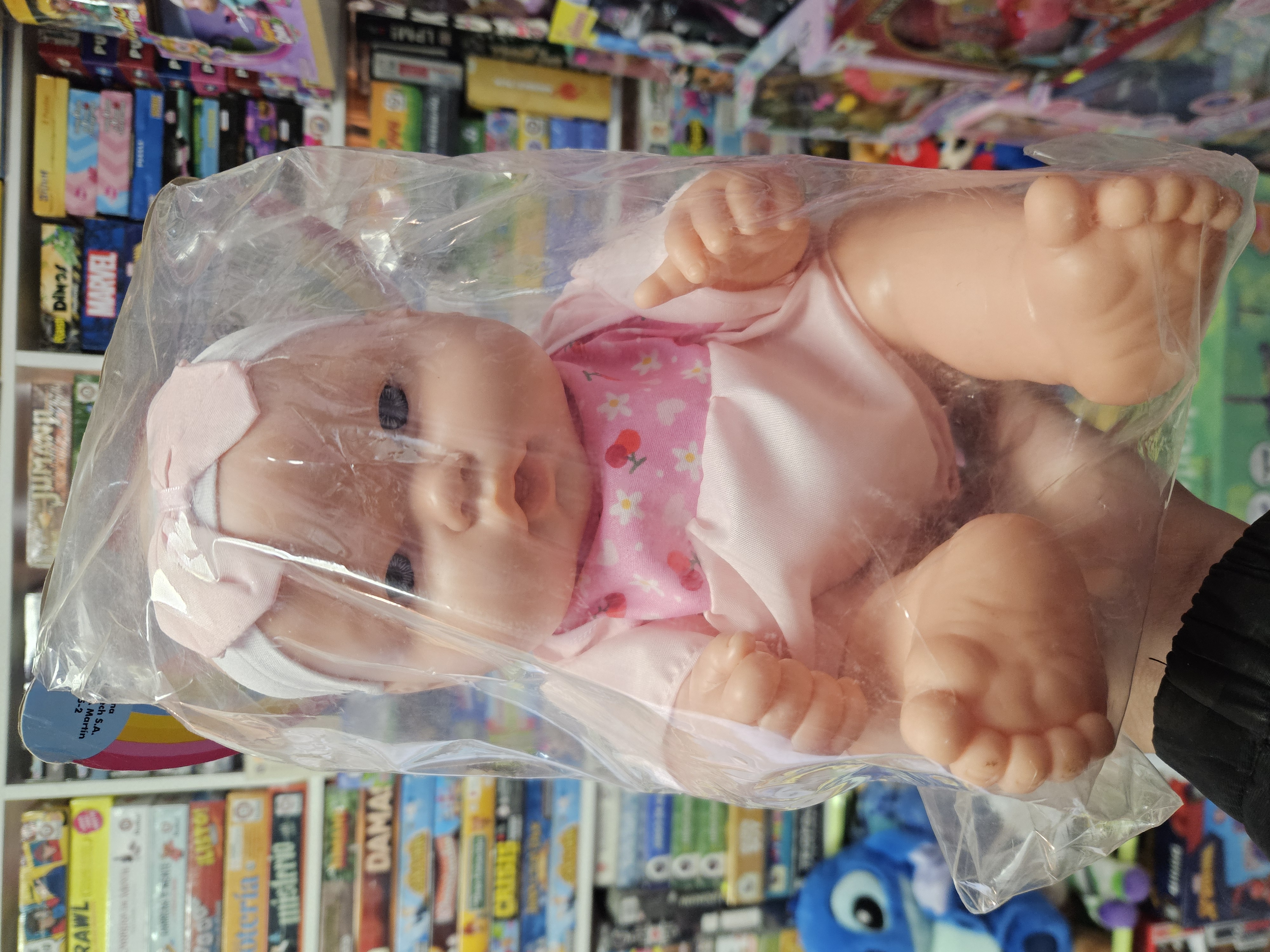 Bebe con Vincha Rosa