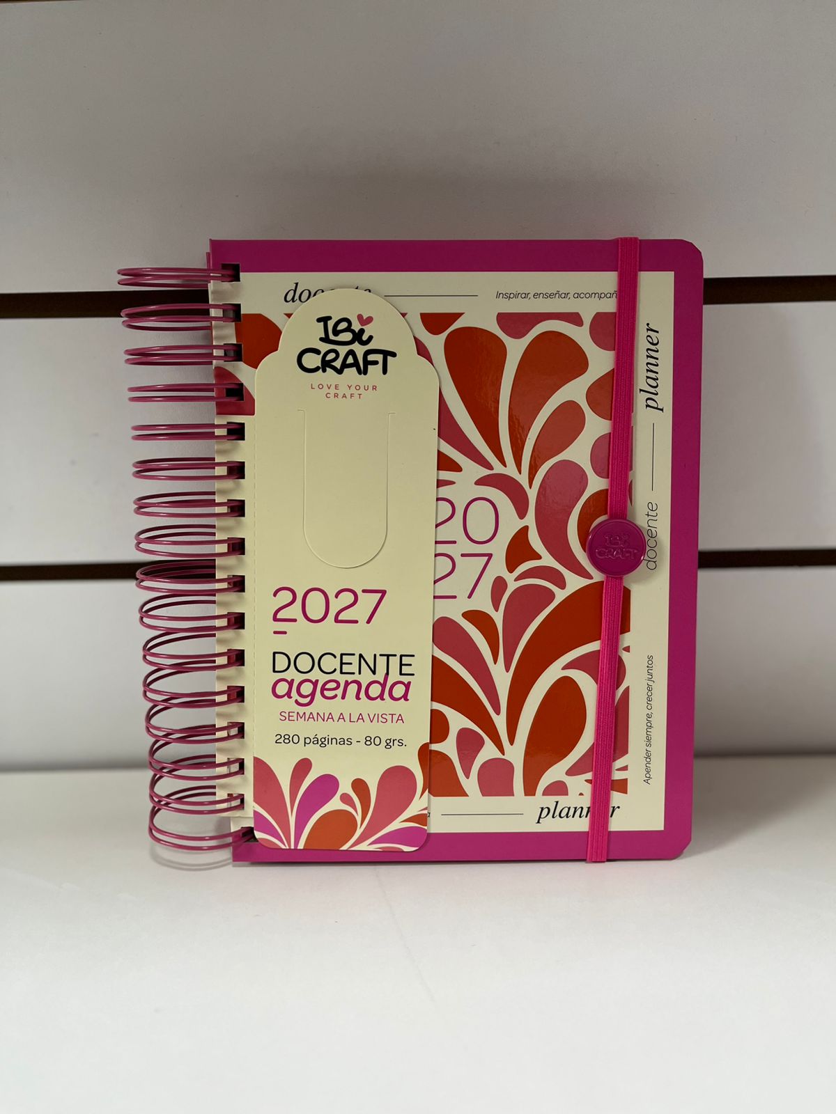 Agenda Docente Ibi Craft Rosa