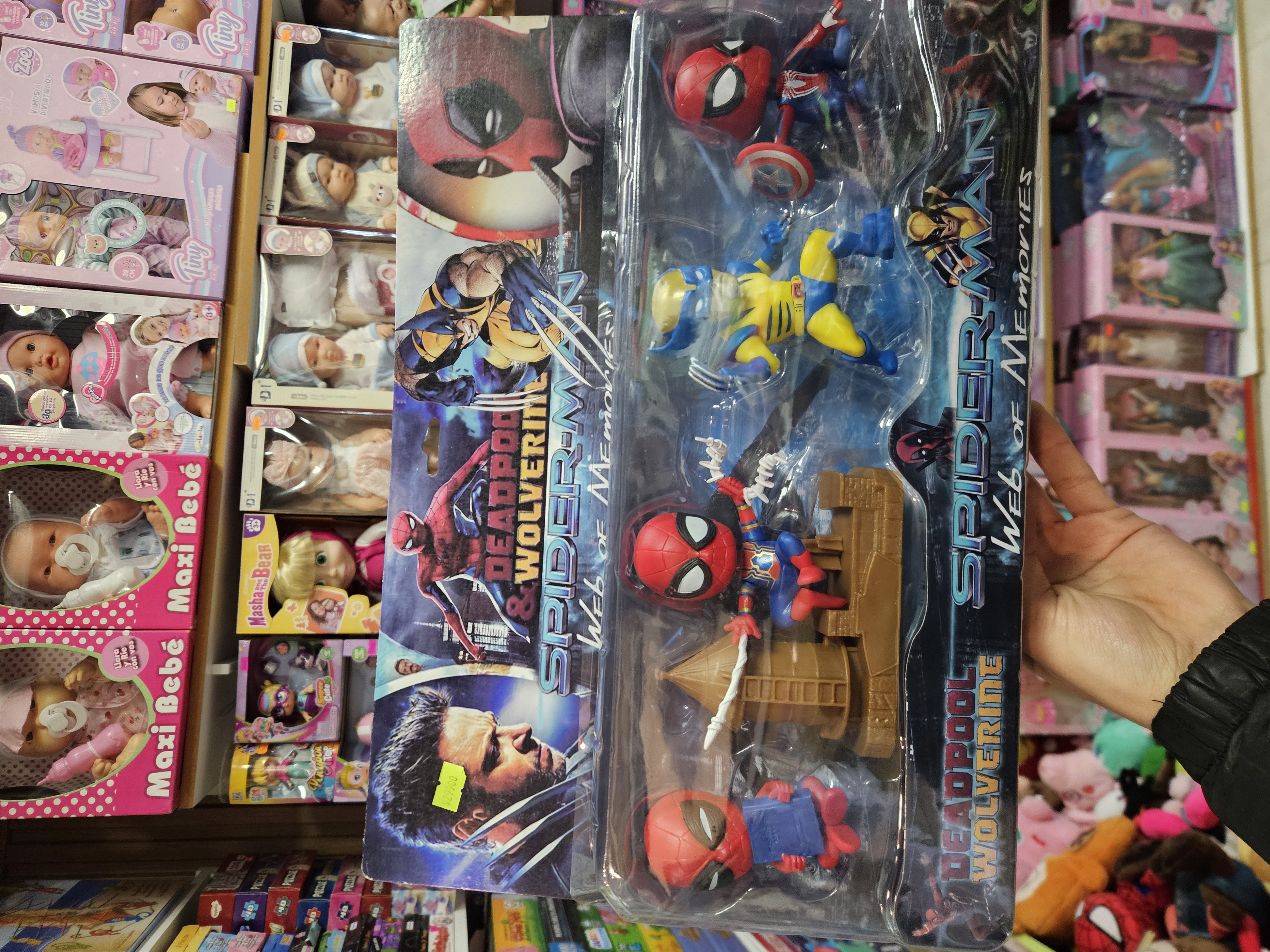 X4 Marvel Figuras Spiderman