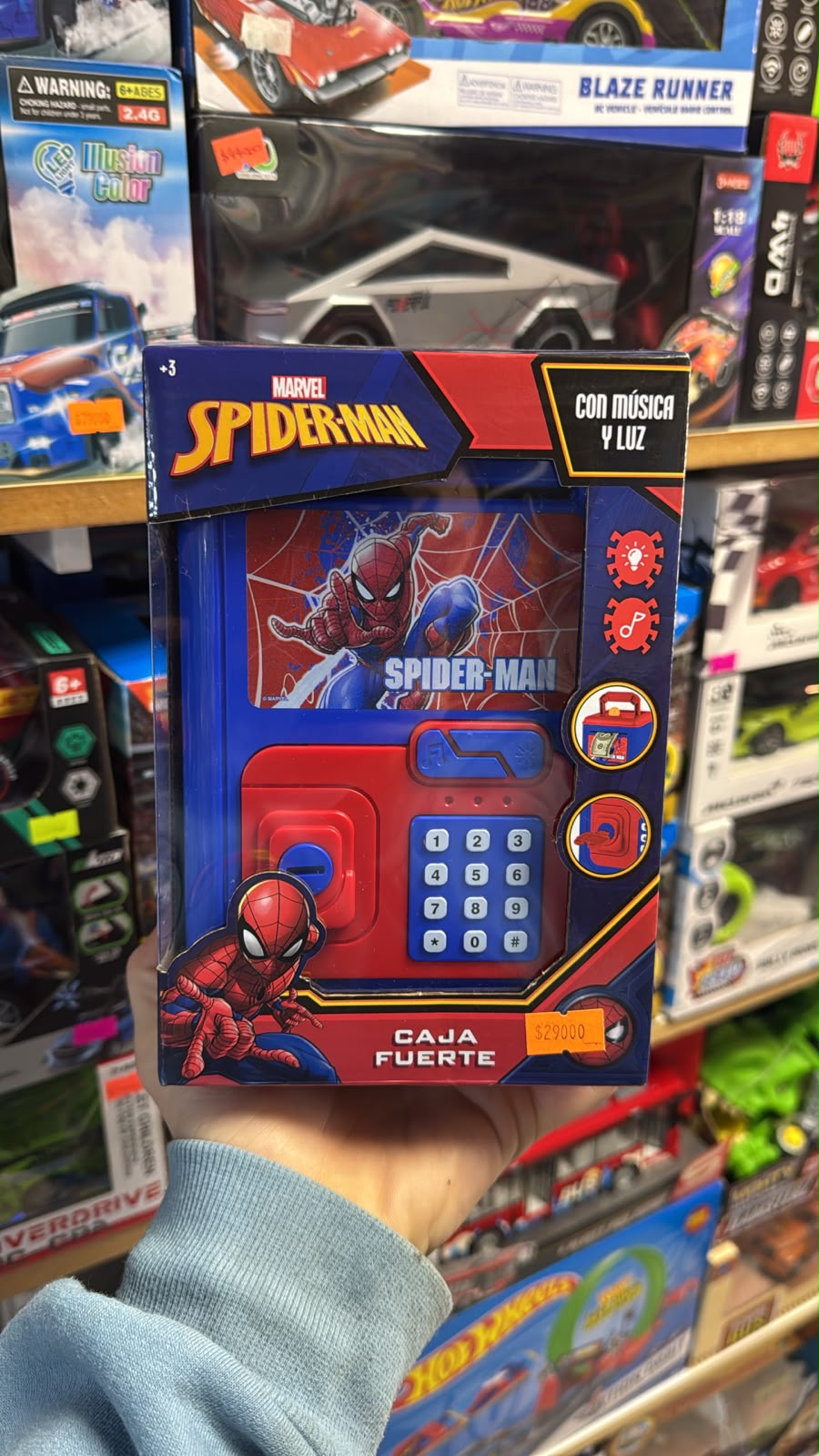 Caja Fuerte Spiderman