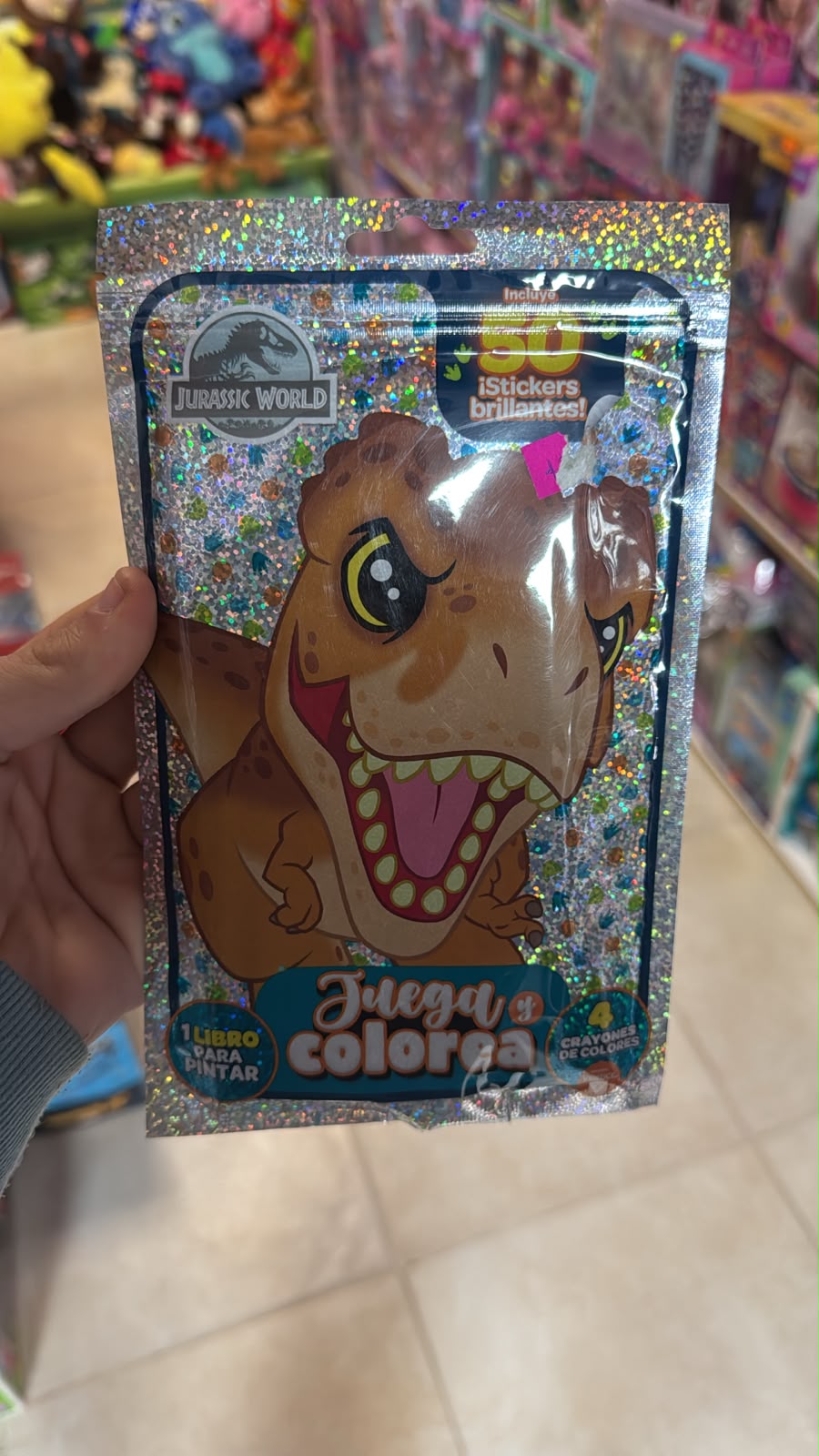 Juega y Colorea Jurassic World