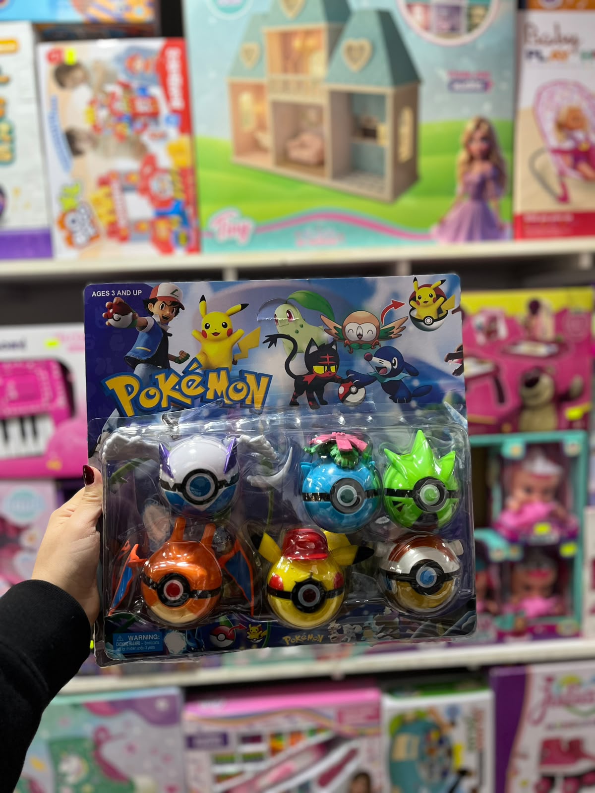 Pokémon Pokeballs X6
