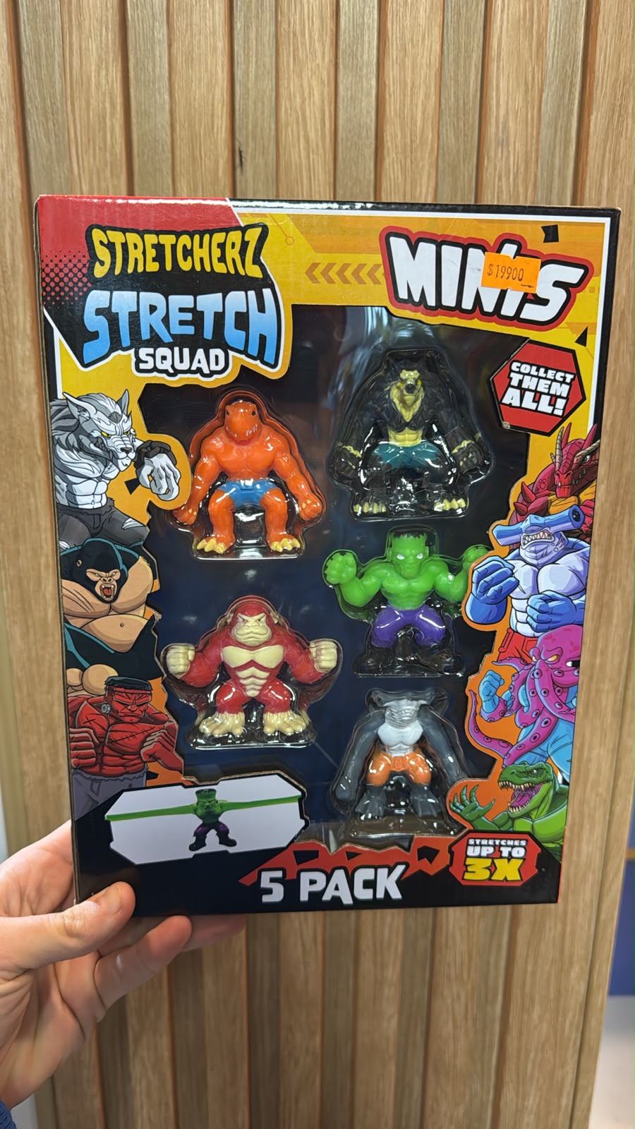 X5 Figuras Stretch Squad