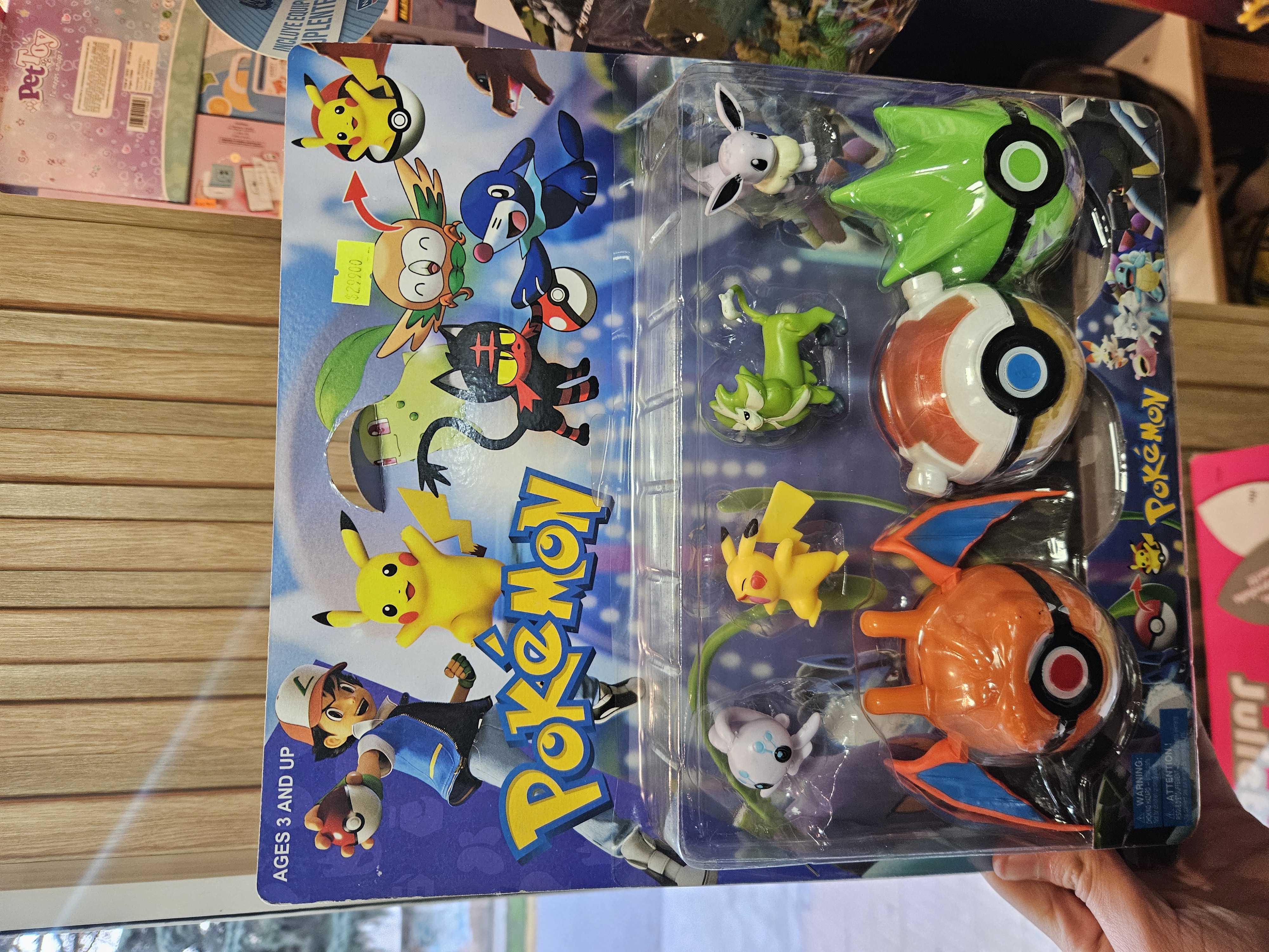 X3 Pokeball Pokemon + Personajes