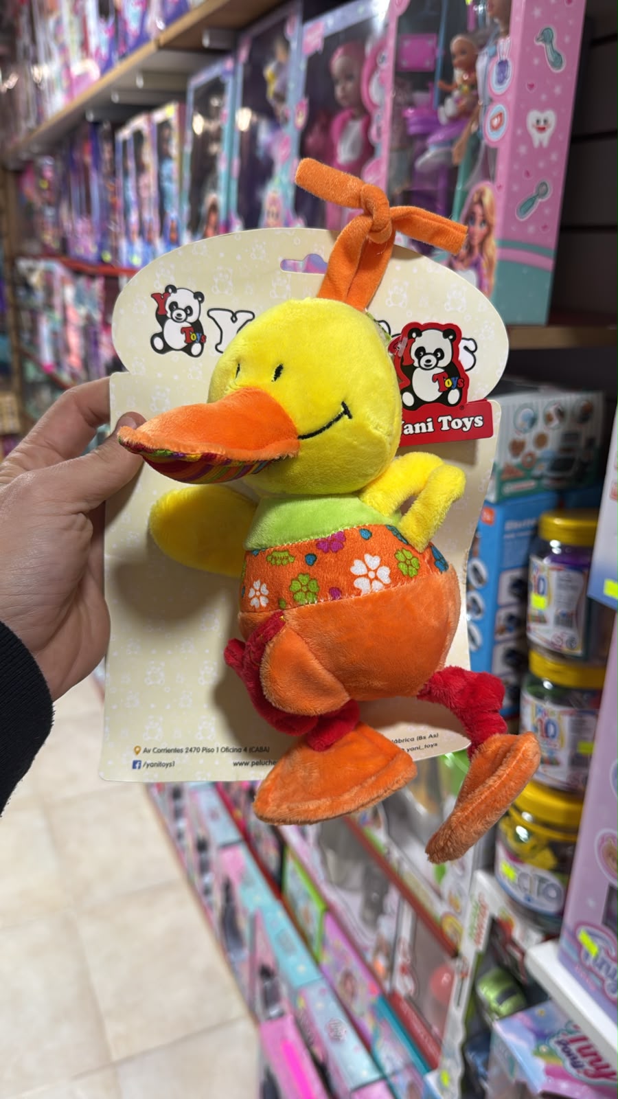 Peluche patito - cunero