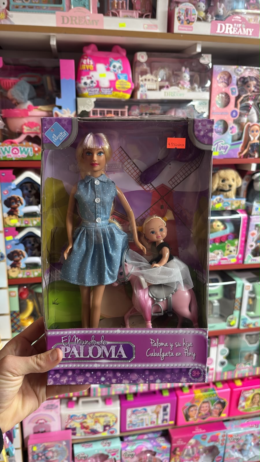 Muñeca Paloma con bebe