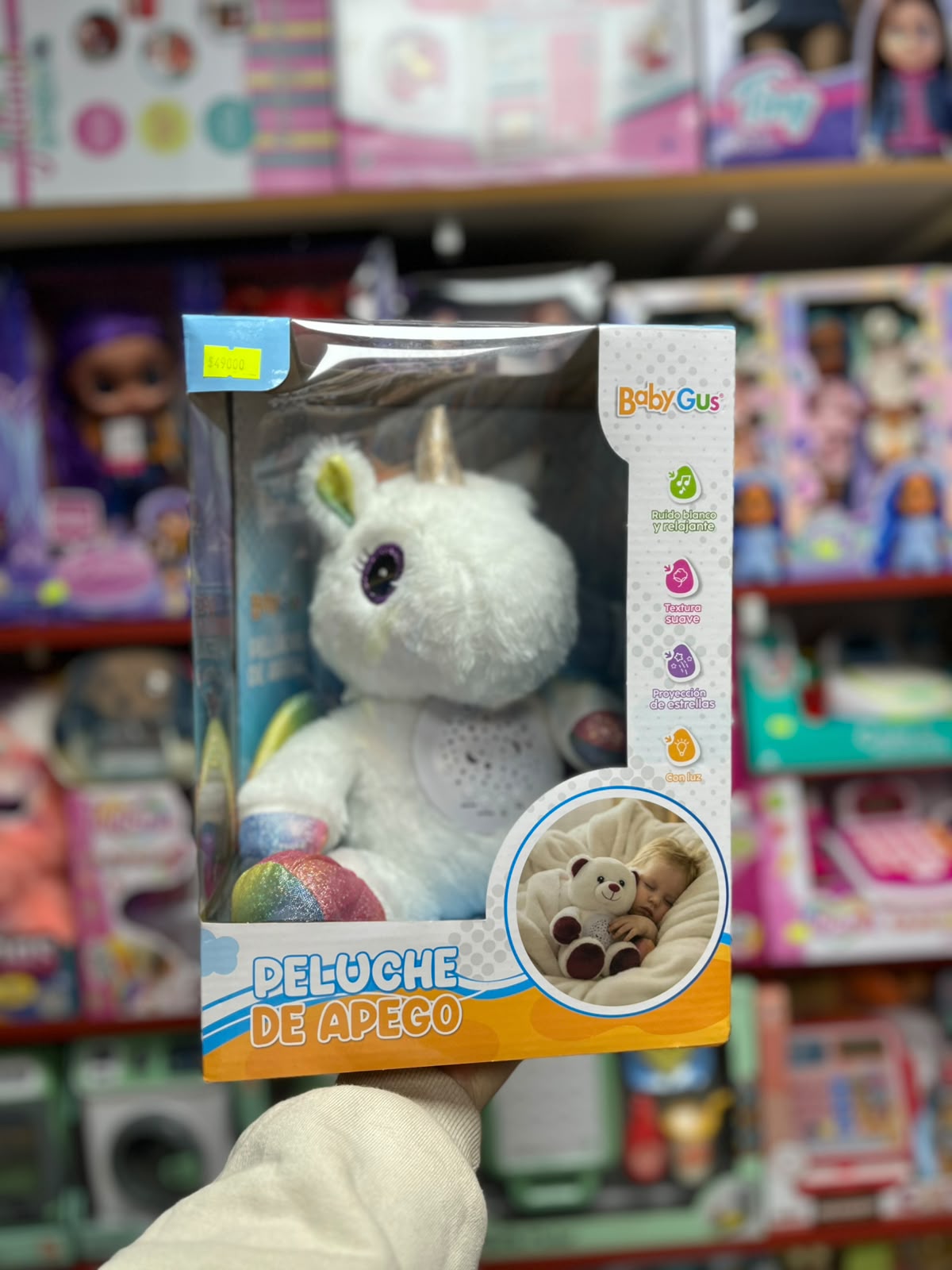 Unicornio Peluche de Apego.