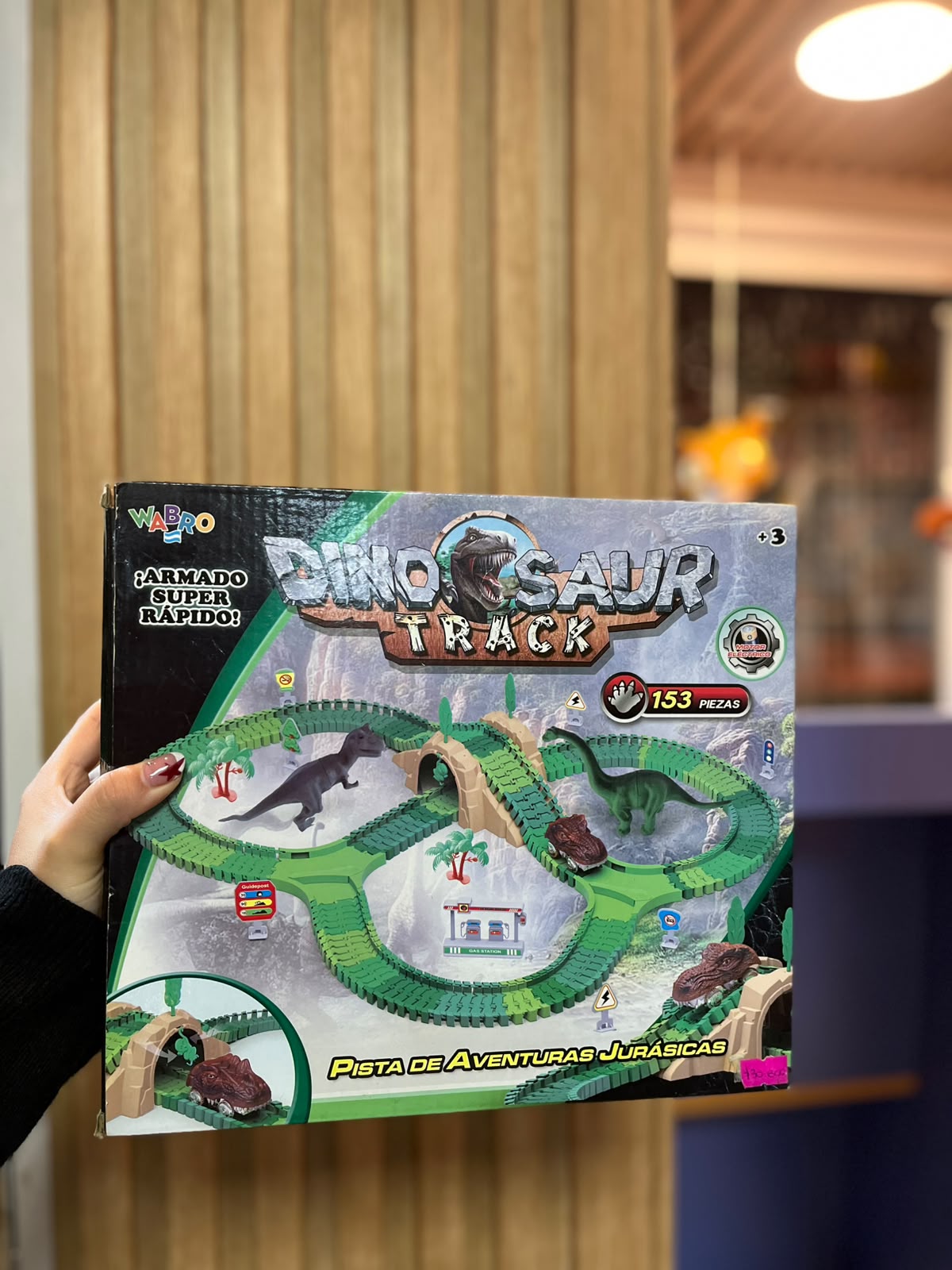 Pista de dinosaurios.
