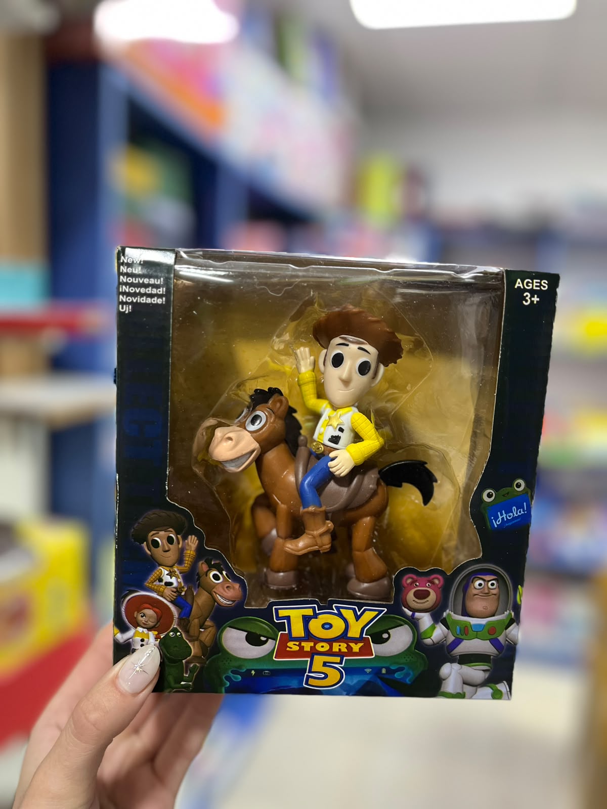 Mini figura Woody a Caballo.