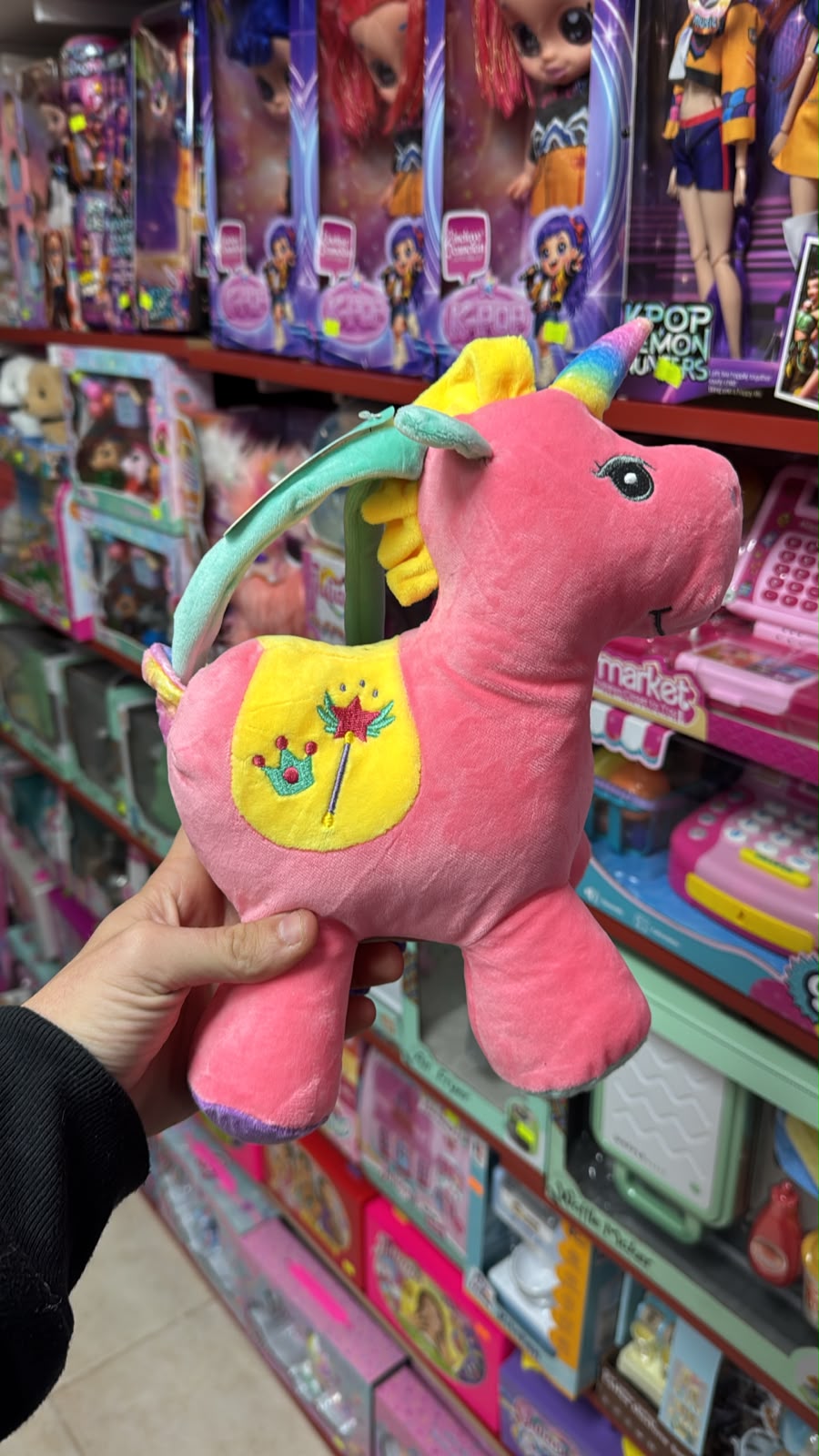 Peluche unicornio-princess