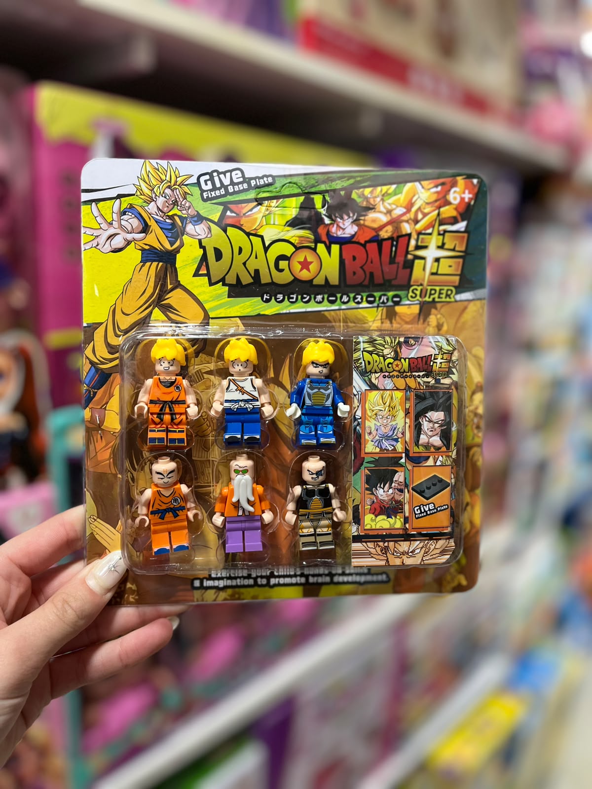 Mini figuras X6 Dragón Ball Z